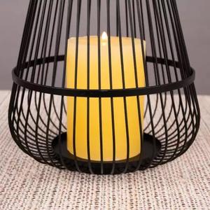 Linterna de vela más increíble, alambre de Metal hecho a mano, forma de cilindro, revestimiento negro, acabado, luz en T, candelabro, linterna para Navidad - Product Image 2