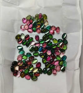 100% naturel Multi Tourmaline Cabochon haute qualité pierre précieuse en vrac épais bijoux faits à la main faisant la pierre - Product Image 2