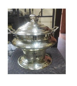 Traditional Designer Chafing Dish Indian Best Selling Customized Fancy Handmade Wholesale Unique Indian Food Dish Warmer - Product Image 5