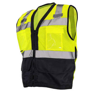 Customized High Visibility Reflective 2024 Safety Vest Yellow Reflective Vest with Custom Strip Construction Vest for Men Women - Product Image 4