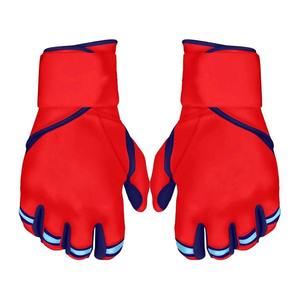 Leather Anti-slip Custom Logo & Design Glove Professional Bruce Bolt Quality Made Baseball <b>Batting</b> Gloves Premium Split - Product Image 3