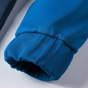 Conjunto de 2 piezas con estampado de logotipo personalizado para hombre, chándal con capucha informal de alta resistencia, Material de algodón y poliéster transpirable para uso en el gimnasio - Product Image 4