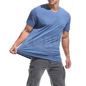 T-shirt à imprimé personnalisé T-shirts unis coupe régulière respirant 140Gsm vêtements d'été chemises vierges à manches courtes Vente en gros - Product Image 4