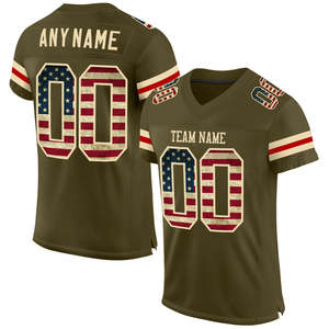 Tackle maillot de Football américain chemise en tissu de maille à séchage rapide pour hommes vêtements d'équipe personnalisés pour l'entraînement scolaire de pratique de jeu - Product Image 6