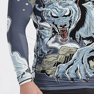 การออกแบบระเหิดที่กําหนดเองยามผื่นทั้งขายราคาถูกคุณภาพสูง BJJ และ MMA แผ่นยามผื่น Jiu Jitsu แผ่นยาม - Product Image 5