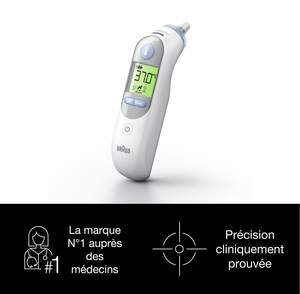 Termómetro de Oído Braun ThermoScan 7 Age Accuracy, Silencioso, Pantalla de Temperatura con Código de Color, Fiebre, Higiénico, Rápido, Precisión Clínica - Product Image 5