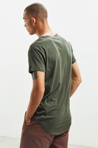 T-shirt de sport pour homme en coton et élasthanne, coupe ajustée, col rond, logo personnalisé, OEM ODM, faible MOQ - Product Image 3