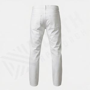 Jeans skinny en denim pour homme, couleur personnalisée, coupe slim, jeans stretch, look moderne, parfait pour un usage décontracté, style streetwear, tous les jours - Product Image 2