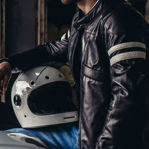 Chaqueta de cuero personalizada para hombre de calidad más popular, chaquetas de cuero para moto de alta calidad hechas en Pakistán - Product Image 4