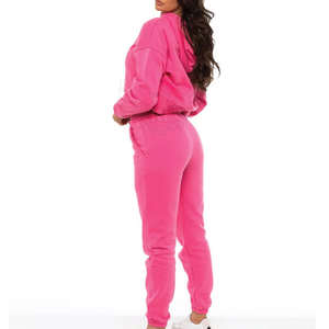 Sweats à capuche courts tendance pour femmes, pull à la mode, couche extérieure lisse, intérieur doux et confortable, coupe élégante, tissu dobby - Product Image 3