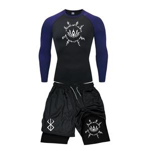 100% algodón Slim Fit camiseta conjuntos transpirable gimnasio entrenamiento pantalones cortos camisa conjunto Premium elegante pantalones cortos conjunto para hombres - Product Image 6