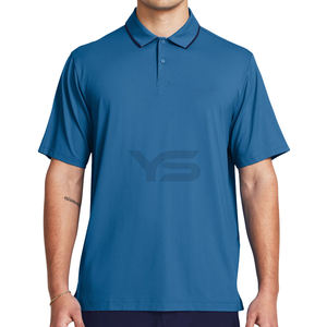 Camiseta de golf transpirable suave y fina de alta calidad para hombre, camiseta de manga corta sólida informal a la moda, camiseta de talla grande - Product Image 5