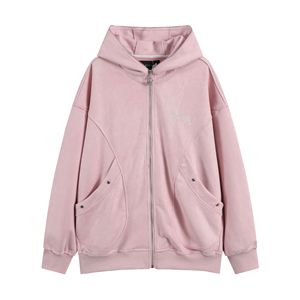 High Quality Boxy <b>Cropped</b> Custom Navy Blue Blank Zip Up <b>Men</b> Hoodies - Product Image 1