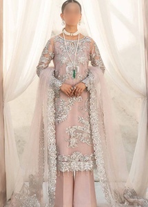 Salwar Kameez Indio-Pakistaní de Última Moda con Bordado Pesado y Trabajo Manual, para Ocasiones Especiales, de Alta Calidad, Verano 2022 - Product Image 3