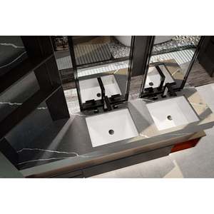 Produit d'application murale moderne Unionstone Cemento Marble Waterproof Big Slab - Product Image 5