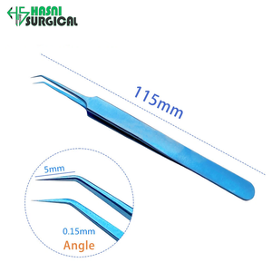 Pinces de précision pour extensions de cils de qualité supérieure en acier inoxydable - Product Image 1