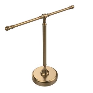 Brass <b>towel</b> stand for luxury <b>bathroom</b> décor with handcrafted finish suitable for modern traditional interiors - Product Image 6