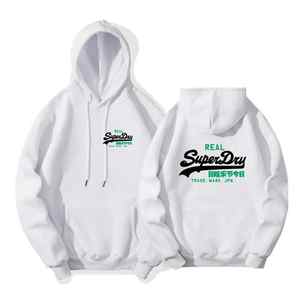 Vêtements Hip Hop Pull Sportswear Mode Sweat À Capuche Hommes Sweats À Capuche Homme Avant Dos Imprimer Plus Polaire Chaud Poignets Filetés - Product Image 2