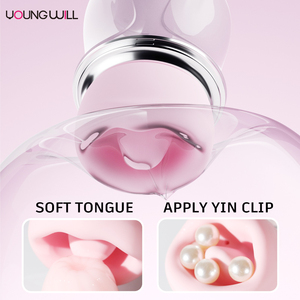 Jouet vibrant 10 vitesses pour femme, contrôlable par application, pour stimulation du clitoris et des mamelons, avec fonctions de léchage et de succion - Product Image 4