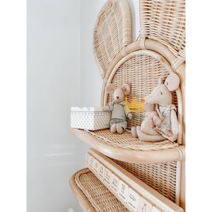 ชั้นวางของหวายทํามือ ออแกไนเซอร์จัดเก็บของ ตกแต่งห้องเด็ก ราคาถูก ชั้นวางหมีสวยๆ ตัดแต่งได้ - Product Image 6