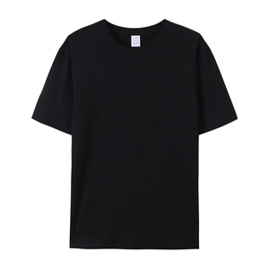 Camiseta de algodón de primera calidad para hombre, camiseta Unisex de manga corta de alta calidad para hombre, venta al por mayor, camiseta negra para hombre - Product Image 1
