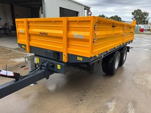 Remorque de ferme agricole Remorque utilitaire polyvalente robuste pour le transport de marchandises industrielles Fournisseur OEM Tracteur tiré - Product Image 4