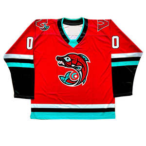 Maillot de hockey sur glace écologique et respirant avec logo personnalisé 100% polyester broderie 3D OEM/ODM de haute qualité 2025 - Product Image 3