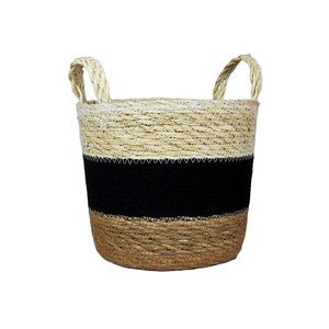 หม้อปอกระเจาหญ้าทะเลสานแบบย่อยสลายได้ทำมือในร่ม/กลางแจ้งกระถางต้นไม้ฟางอเนกประสงค์สำหรับตกแต่ง - Product Image 6