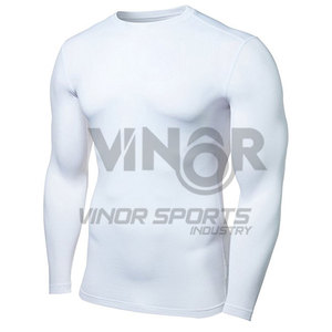 Collants flexibles personnalisés à manches longues impression OEM personnel votre numéro de nom Rash Guard Sportswear impression numérique adultes pour unisexe - Product Image 1