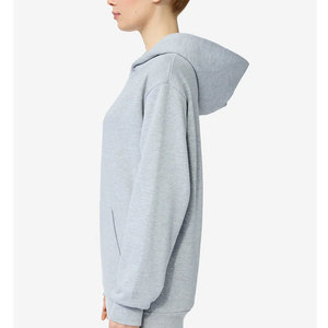 Sudadera con capucha suelta con letras de lana básica sólida, sudadera de manga larga con bolsillo de canguro, sudaderas con capucha - Product Image 5