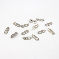 Clips de fixation dissimulés pour terrasses en WPC, en acier inoxydable thermolaqué, pour lames de terrasse composite bois-plastique extérieur