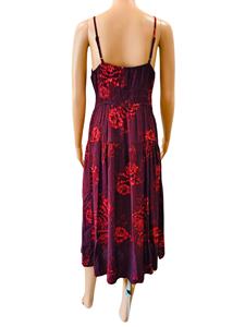 เดรสผ้าฝ้ายมิดิสำหรับผู้หญิง สไตล์ลำลอง Y2K พิมพ์ลายดอกไม้ ซักได้ เหมาะกับฤดูร้อน ผ้าทอเนื้อนุ่ม สตรีทแวร์หวานๆ เป็นมิตรกับสิ่งแวดล้อม - Product Image 2