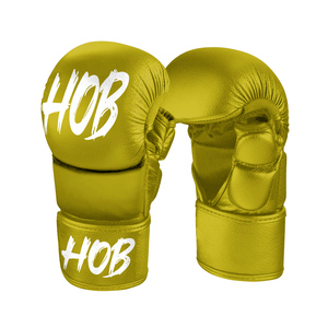 Guantes de entrenamiento MMA para hombre de cuero puro 100%, cómodos e impermeables con impresión de logotipo personalizado para artes marciales y boxeo - Product Image 2