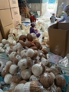 Decoraciones festivas coloridas de ratán para árboles de Navidad, adornos tejidos a mano, accesorios colgantes para decoración de vacaciones, artículos de promoción calientes - Product Image 3