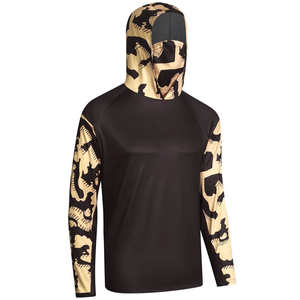 Sudadera de Pesca para Hombre, Protección Solar UPF 50, Transpirable, Secado Rápido, Ligera, Personalizable con Máscara - Product Image 5
