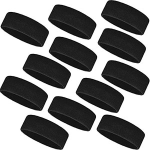 Wholesale Custom Logo Polyester Sport <b>Headband</b> <b>Men's</b> Simple Style Colorful Solid Multifunction Stretchy Yoga <b>Running</b> 5cm One - Product Image 1