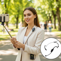 Microphone à condensateur filaire à serre-tête avec directivité cardioïde et construction métallique