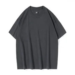 T-shirt Hip-Hop Homme Personnalisé avec Logo, en Polyester Coton, Impression Sérigraphique, Mode Urbaine, Respirant - Product Image 4