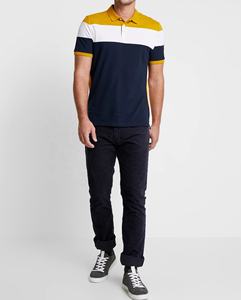 T-shirt de sport respirant, grande taille, uni, de haute qualité, à séchage rapide, ajusté, pour le golf, vêtements de rue décontractés, en coton pour hommes - Product Image 3