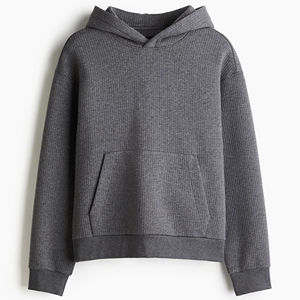 Hoodie oversize en polaire polyester/coton de haute qualité pour homme, avec poche, imprimé streetwear, collection hiver 2025 - Product Image 1