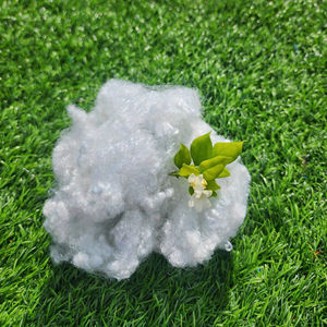 NAM VANG HA NAM HOLLOW CONJUGATED NON SILICONIZED STAPLE 15D X 32/51/64 mm 100% <b>Polyester</b> Recyclable for <b>Filling</b> Pillows Vietnam - Product Image 1