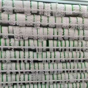 Luxe haute qualité luxe tissu Long Nylon Gpo pour dentelle suisse Polyester maille brodé corail garniture charme pour mariée mariée dentelle - Product Image 6