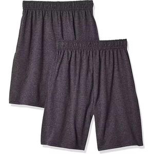 Short décontracté pour homme 100% coton Taille moyenne élastique Logo personnalisé Motif solide Pantalon court en tricot écologique très demandé - Product Image 5