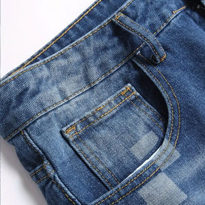 Qualité supérieure 2025 nouvelle dernière conception hommes jean court en gros personnalisé couleur taille Style jean court OEM Service - Product Image 4