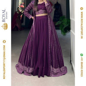 Nueva colección indo-occidental de hermoso diseño en Tarifa mayorista por Royal Export Surat - Product Image 3