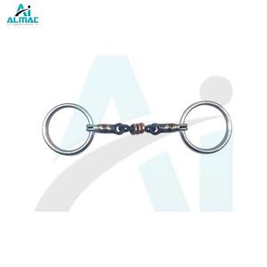 ALMAC Mèche à cheval durable à double articulation idéale pour une utilisation quotidienne dans l'entraînement d'équitation et la gestion de l'écurie - Product Image 1