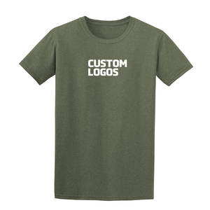 T-shirts unisexes en coton gris 100% en gros, t-shirts vierges pour le sport, impression unie, coupe ajustée, hommes, logo personnalisé OEM - Product Image 1