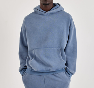 Sudadera con Capucha y Cremallera para Hombre, Ropa Deportiva para Correr al Aire Libre, Chaqueta Deportiva de Manga Larga, Cómoda, Informal, 100% Algodón, Forro Polar, Cortavientos - Product Image 1