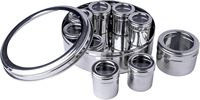 Boîtes à épices et à herbes multifonctionnelles de haute qualité, boîtes à masala en acier inoxydable, idée cadeau, 7 et 9 boîtes en étain avec couvercle