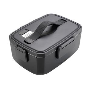 Portable Electric Lunch Box <b>Food</b> <b>Warmer</b> for Car and Office Use Leakproof Stainless Steel Container with Fast <b>Heating</b> Function - Product Image 4